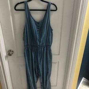 Chambray Jumpsuit - Romeo & Juliet Couture